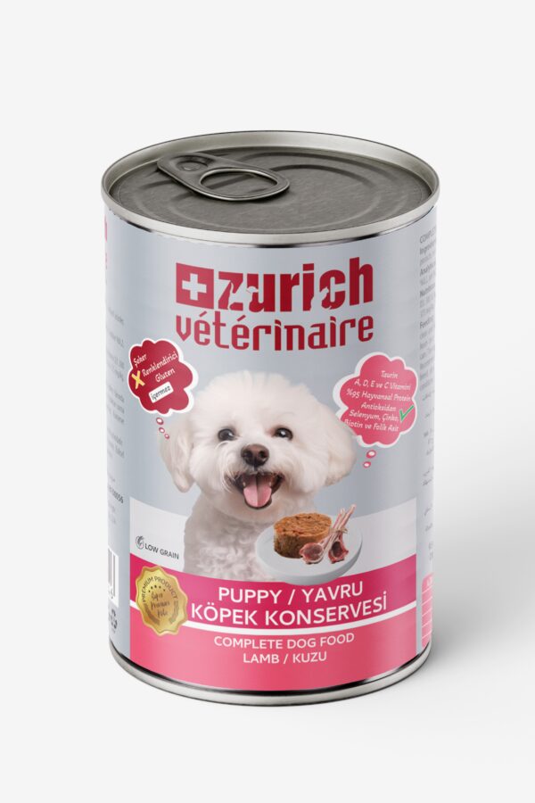 Veterinaire Pate Kuzulu Yru Köpek Konservesi 415 gr