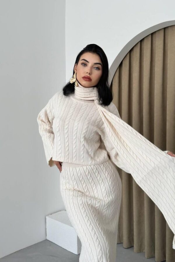 Laon Şallı Triko Takım