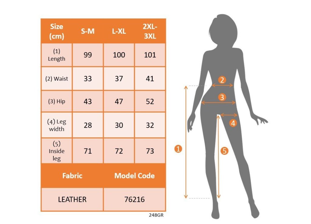 Kadın Yüksek Bel Yandan Yırtmaçlı Dantel Detaylı Deri Tayt - Görsel 4