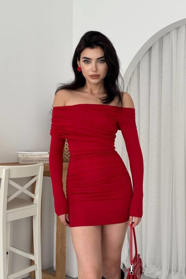 Tefs Straplez Elbise