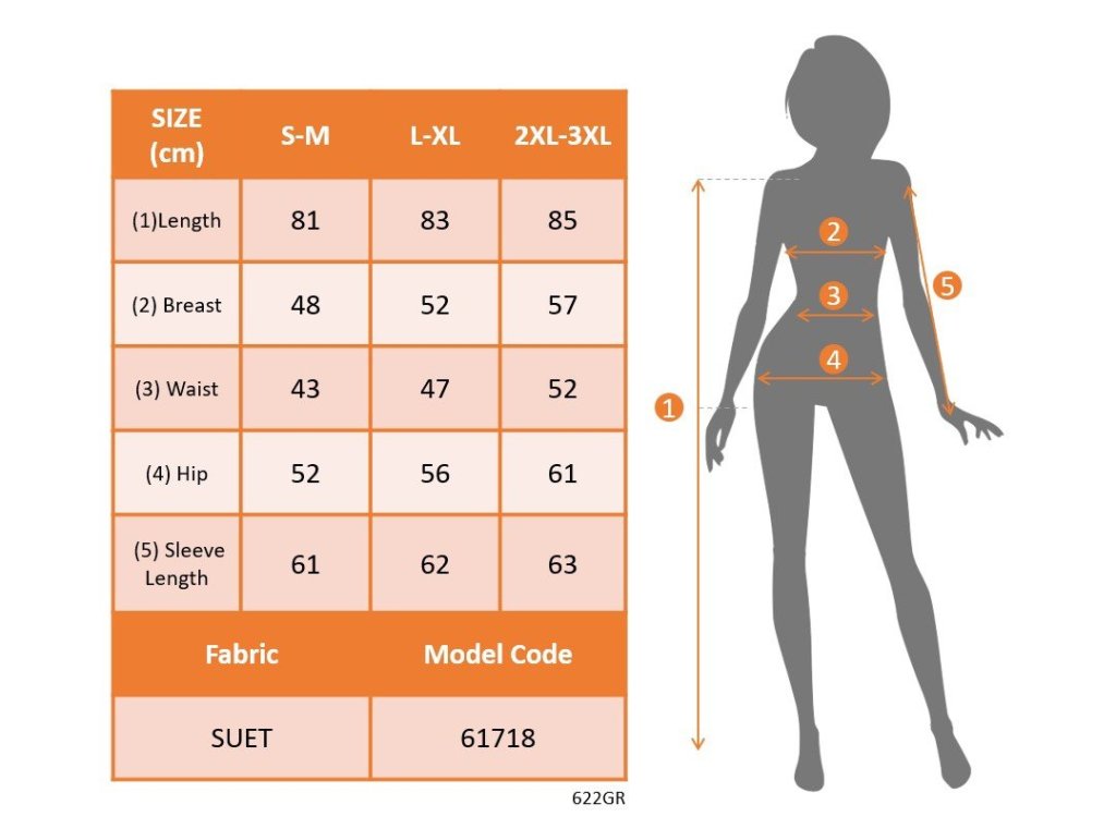 Kadın Uzun Kollu Boyundan Düğmeli Fermuarlı Beli Kuşaklı Süet Ceket - Görsel 6