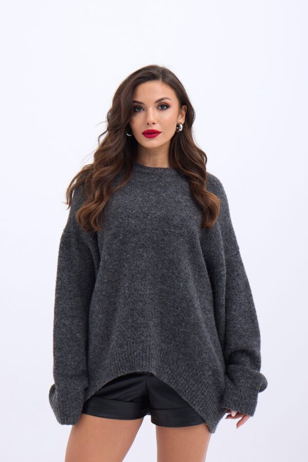 43101 TRİKO ÖNÜ KISA SALAŞ KAZAK-ANTRASİT