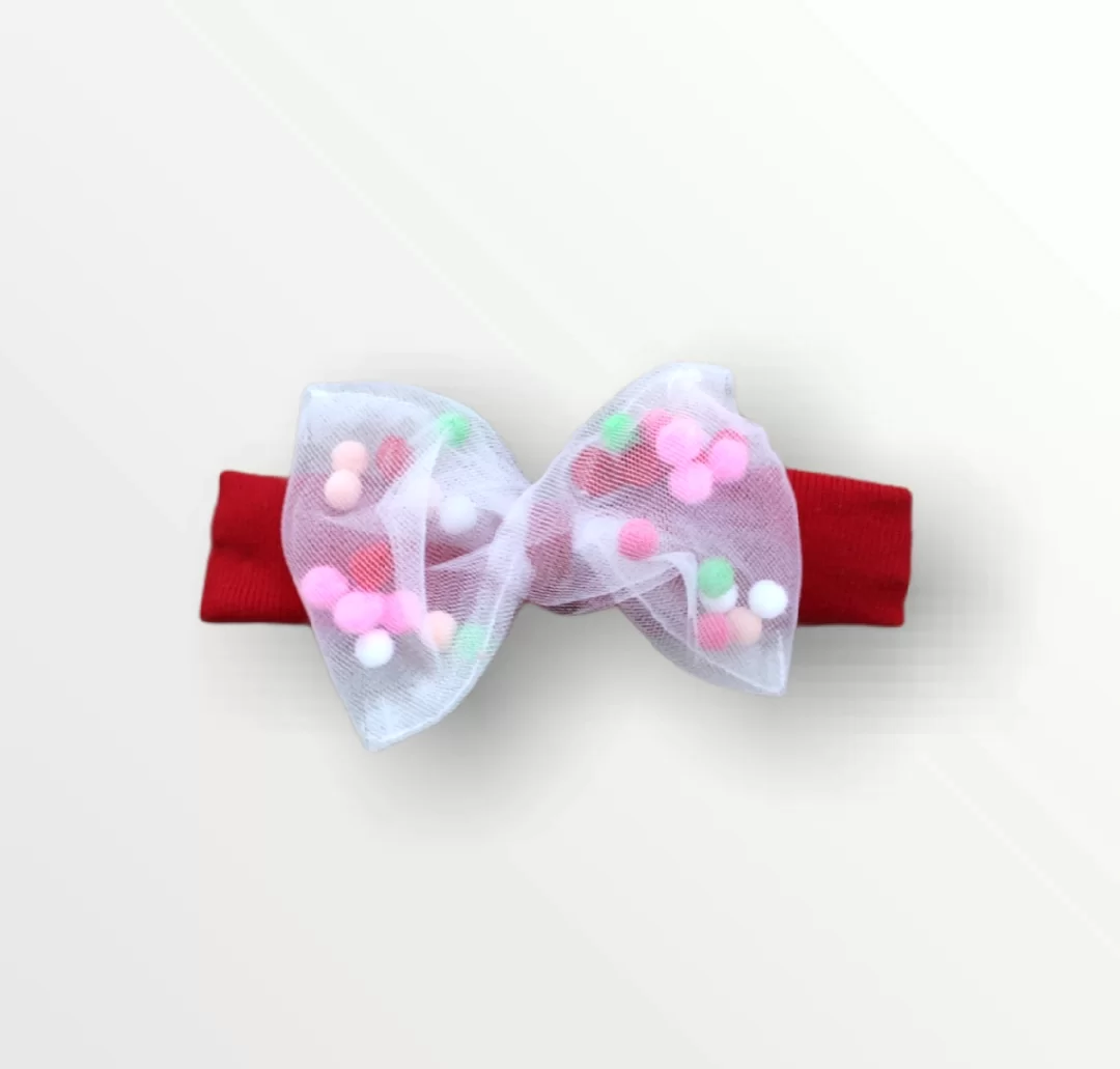 3-6 6-9 9-12 Ay Melek Kız Nakışlı Bandanalı Kısa Kollu Sweatli Şortlu 3lü Kız Bebek Takımı - Görsel 4