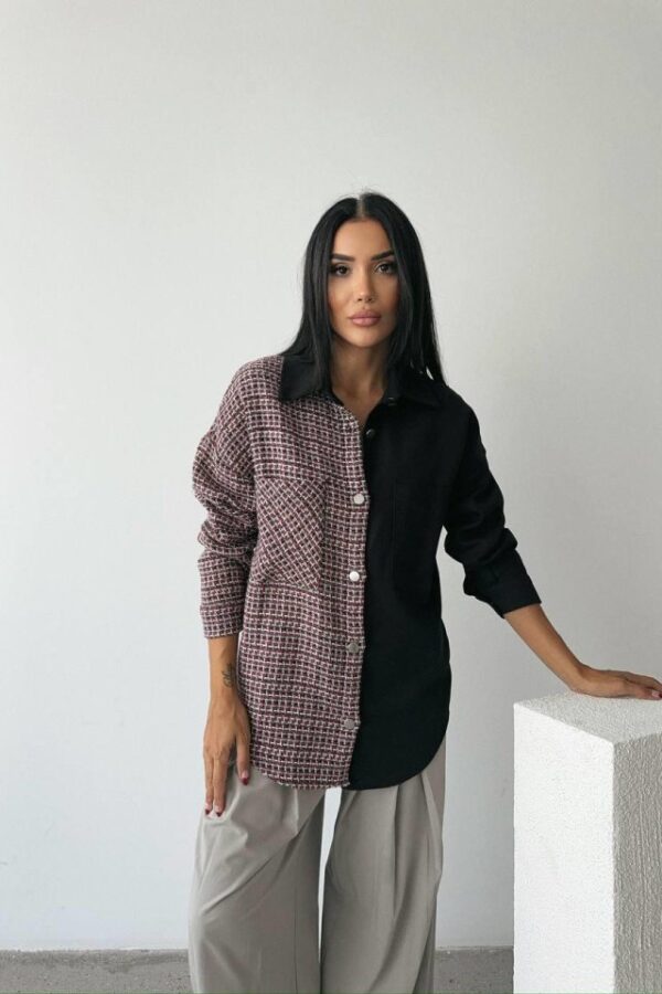 CHANEL PARÇALI GÖMLEK - Siyah