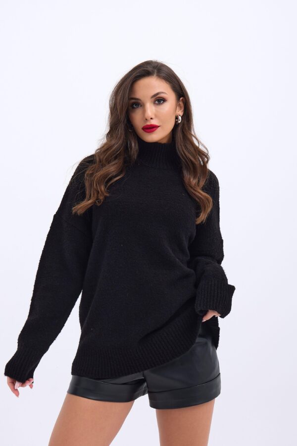 43141 TRİKO YARIM BALIKÇI SALAŞ KAZAK-GRİ