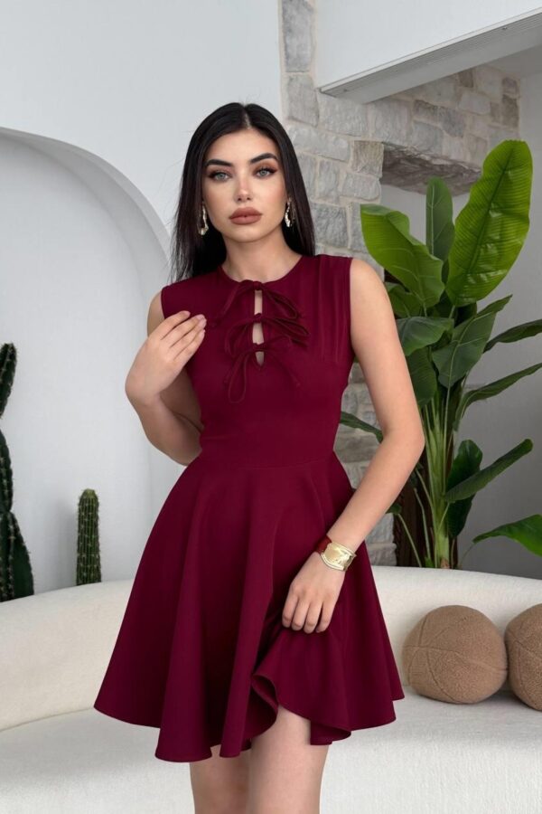 Perp Fiyonk Detaylı Elbise