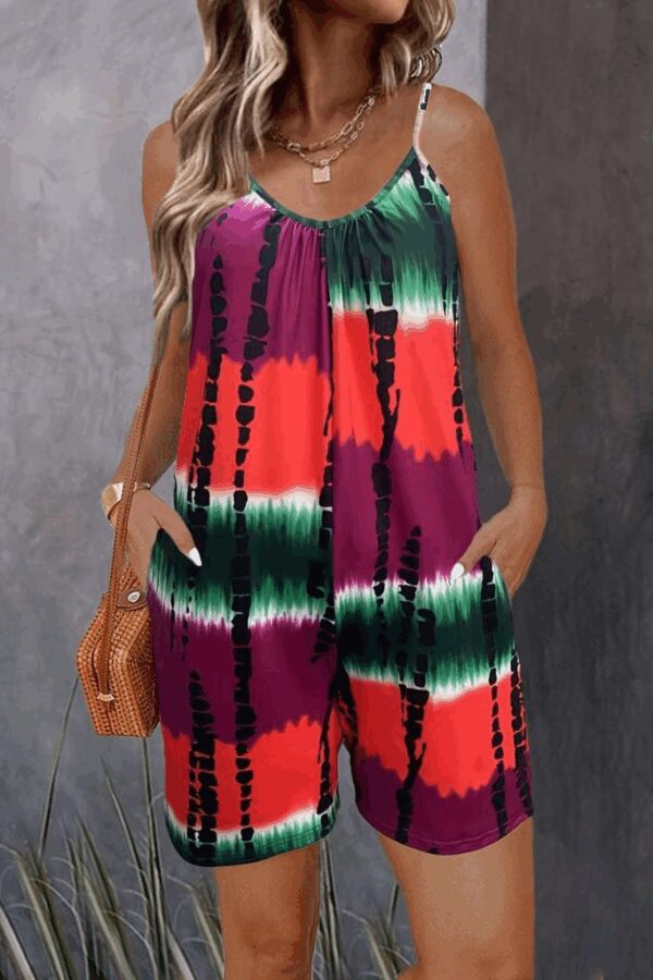 Kadın Ip Askılı Yuvarlak Yaka Cepli Kısa şort Süprem Takım