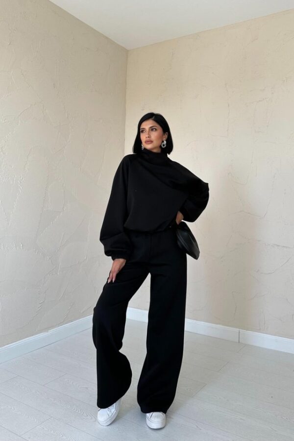 Bej Dik Yaka Eşofman Takım