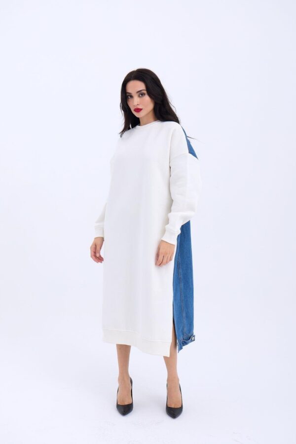 7194 UZUN SWEAT-EKRU