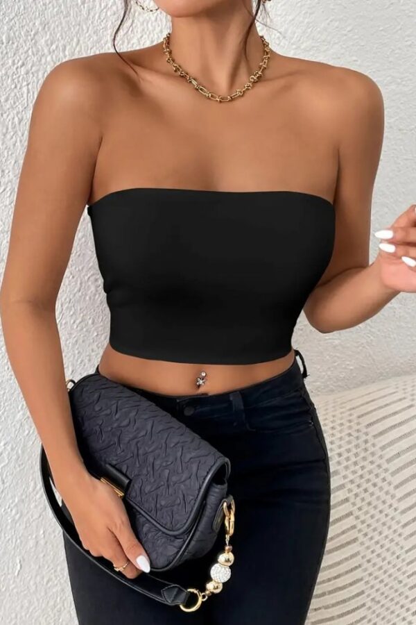 Kadın Straplez Dalgıçbluz