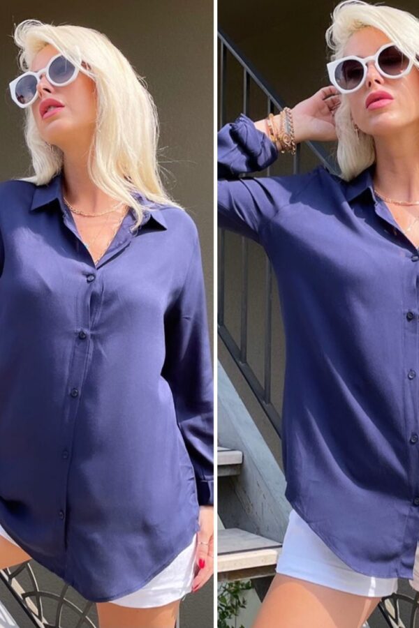 Dokuma Viskon KumaşEfsane Basic GömlekKırmızı12 Renk 9 Bedenön 62Arka Orta Kısım 70 Cm