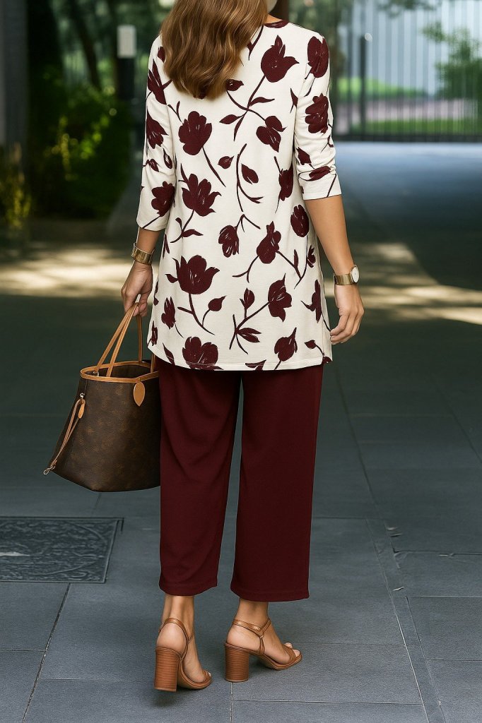 Kadın Uzun Kollu önü Açık Modal Ceket Kolsuz Viskon Iki Iplik Bluz Ve Pantolon üçlü Takım - Görsel 10