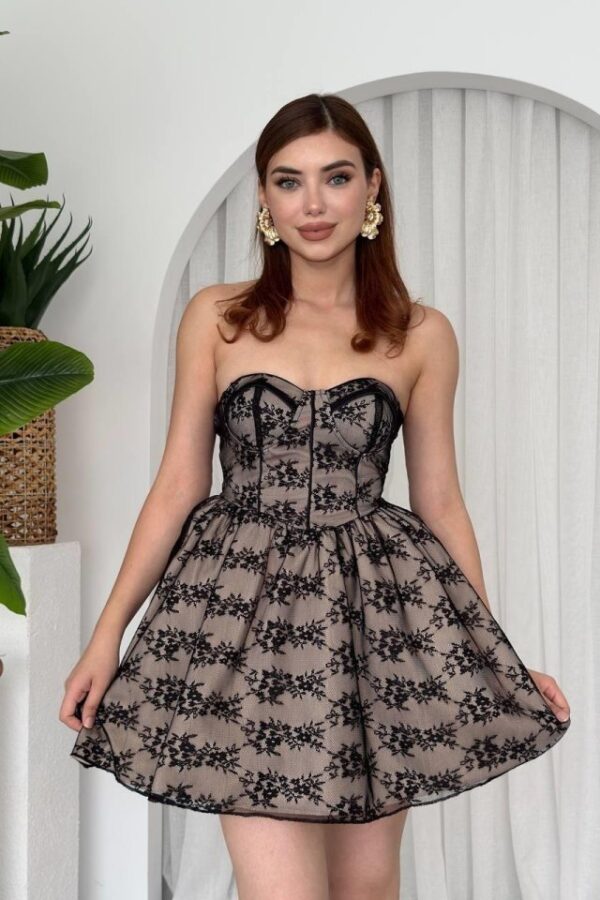 Toba İp Askılı Elbise