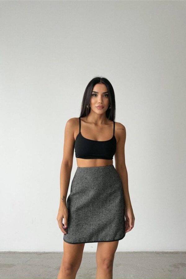KAŞE KISA ETEK - Siyah