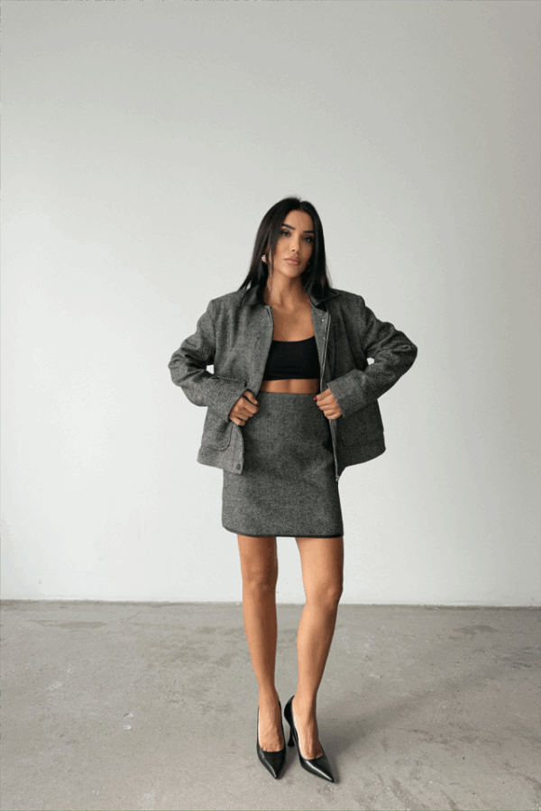 KAŞE KISA ETEK - Siyah