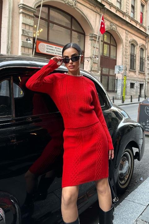 Vinca Zincir Detay Sırt Dekolte Takım 9580-01