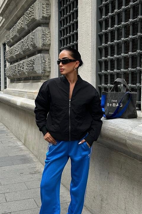 Michonne Ribanalı Bomber Ceket 7059 -08