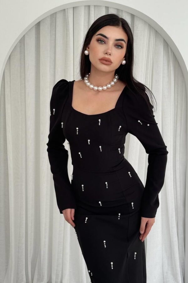 Akit İnci Detaylı Elbise