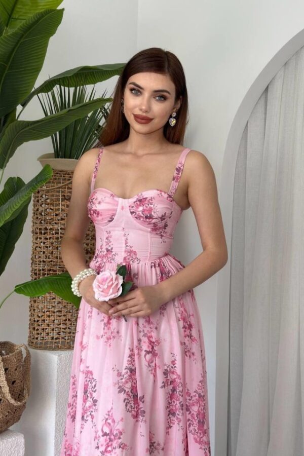 Jame Askılı Elbise