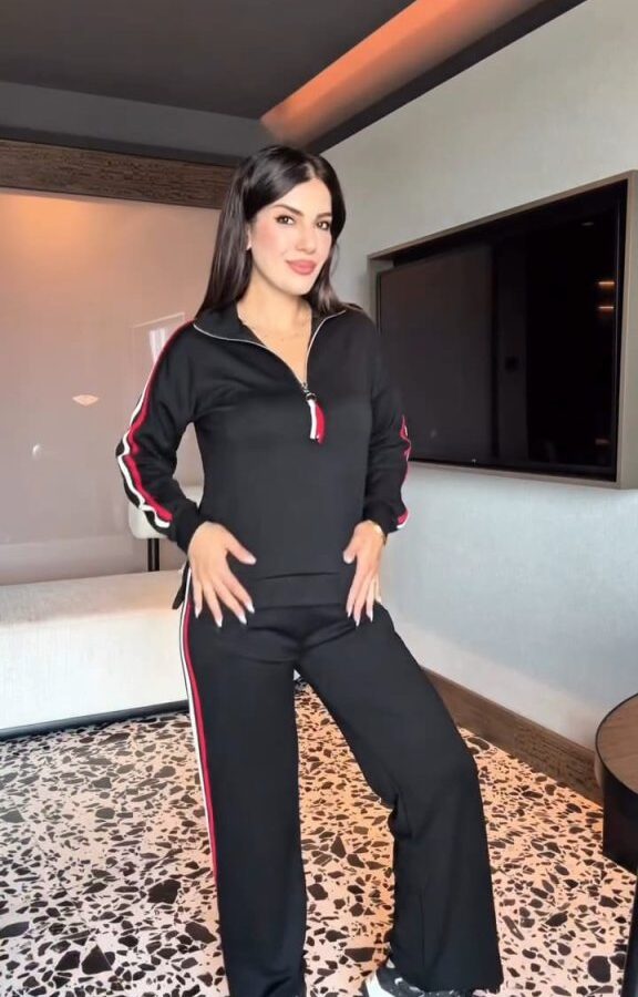 Kadın Uzun Kollu Fermuarlı Viskon Iki Iplik Bluz Ve Pantolon Ikili Takım