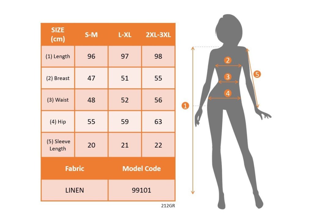 Kadın Kısa Kollu V Yakalı Beli Kuşaklı Ithal Keten Elbise - Görsel 5
