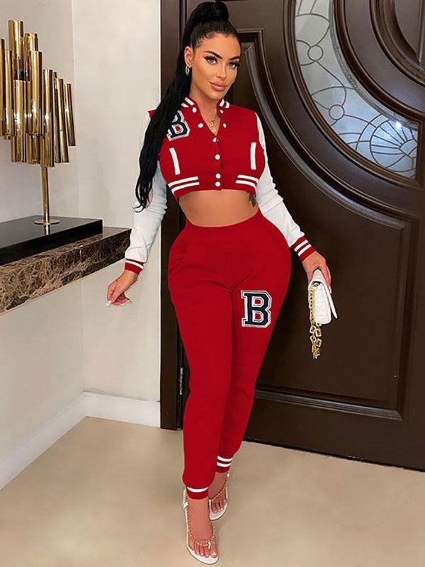 Kadın Uzun Kollu Hakim Yaka önden Düğmeli Ceket Pantolon şardonlu Iki Iplik Ikili Takım - Görsel 6