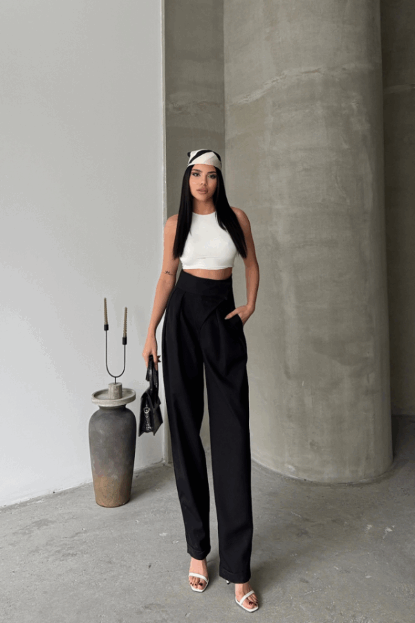 TASARIM PANTOLON - Siyah