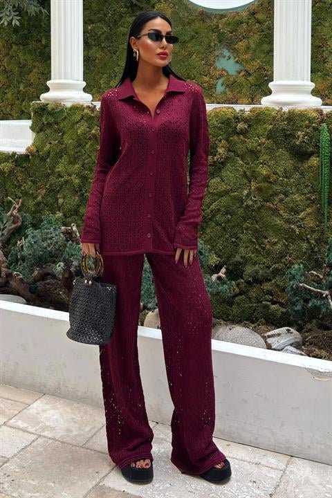 Odette Ajurlu Triko Pantolon Takım 9934