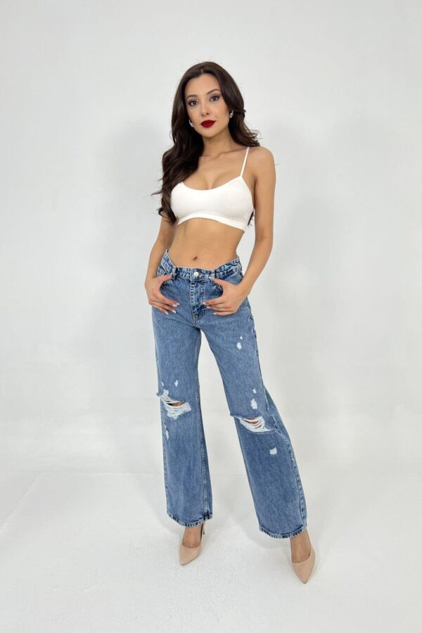 6830 DENİM LOW WAIST-MAVİ