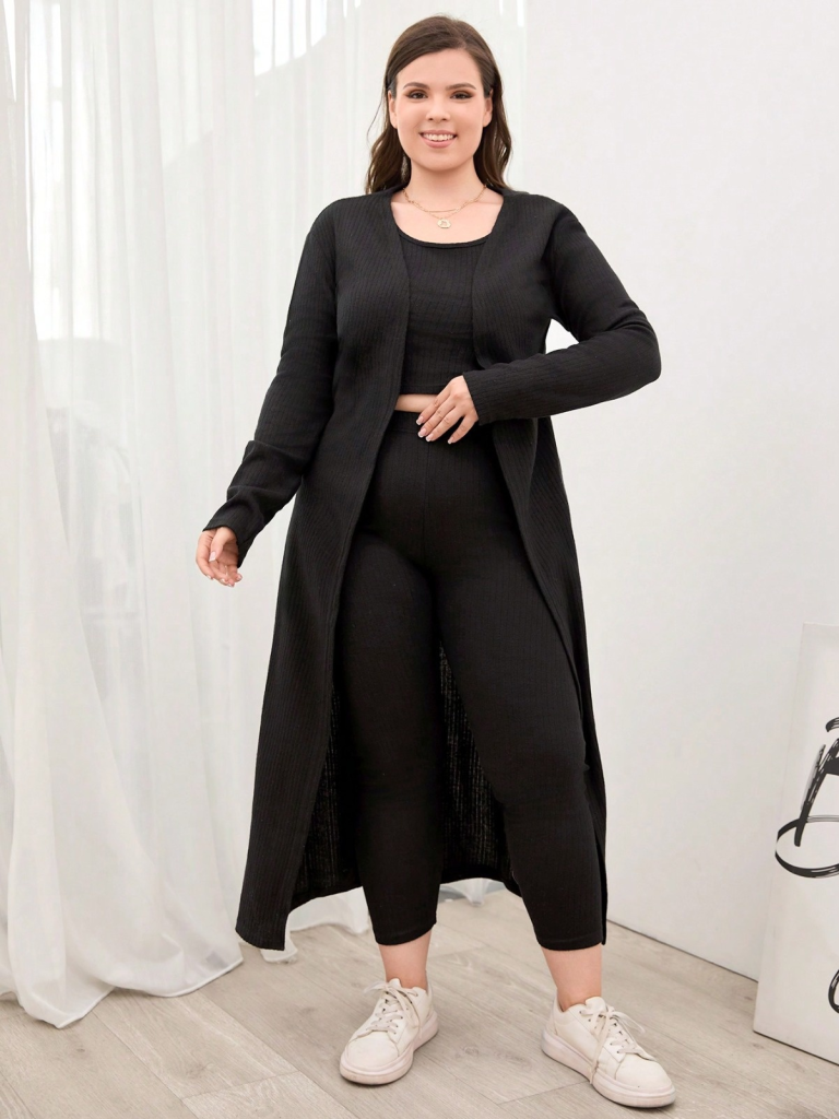 Kadın Uzun Kollu Hırka Atlet Ve Eşofman Yün Viskon üçlü Takım - Görsel 5