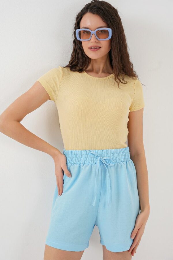 Rahat Kalıp Şort 5327 - Camel