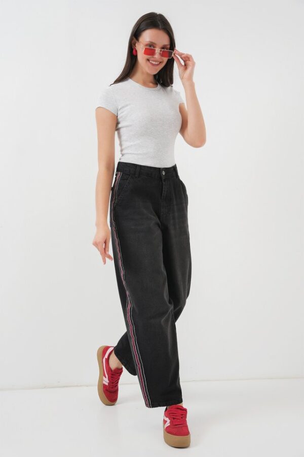 Baggy Kot Pantolon 6700 - Siyah