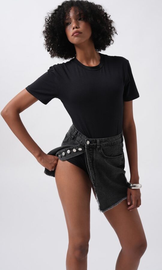T-Shirt Detay Bodysuit