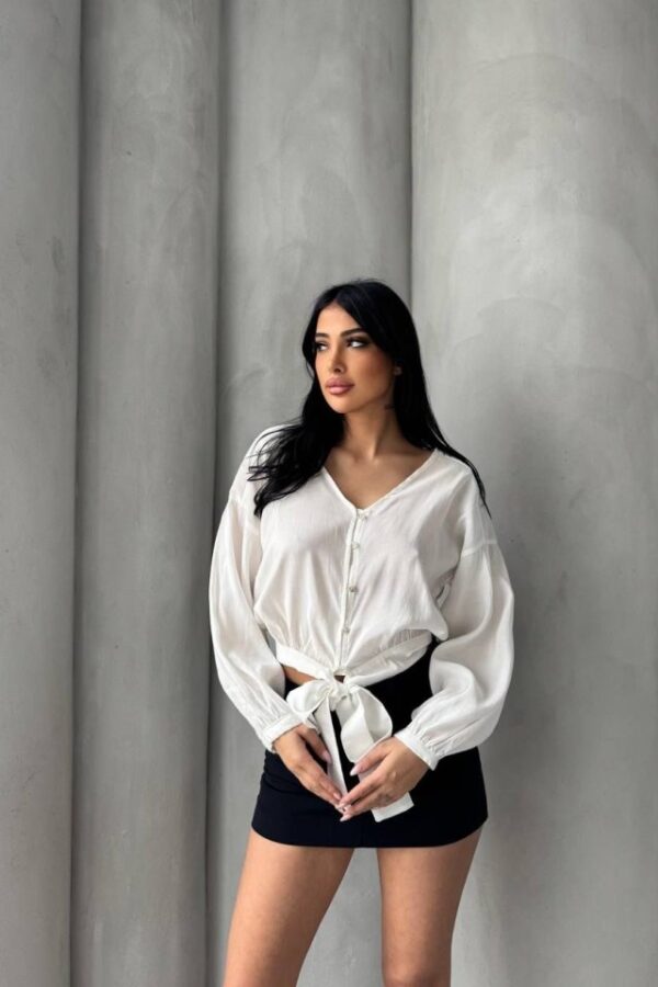 Bağlama Detaylı Gömlek