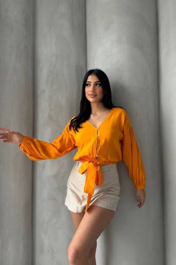 Bağlama Detaylı Gömlek