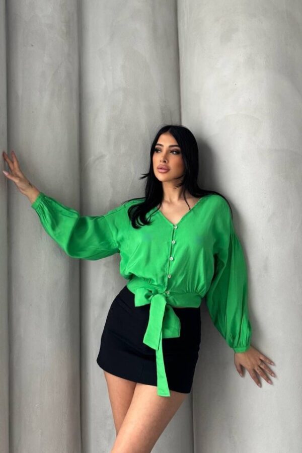 Bağlama Detaylı Gömlek