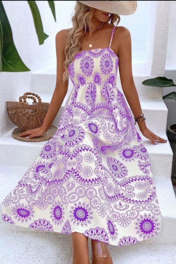 DİJİTAL BASKILI ELBİSE