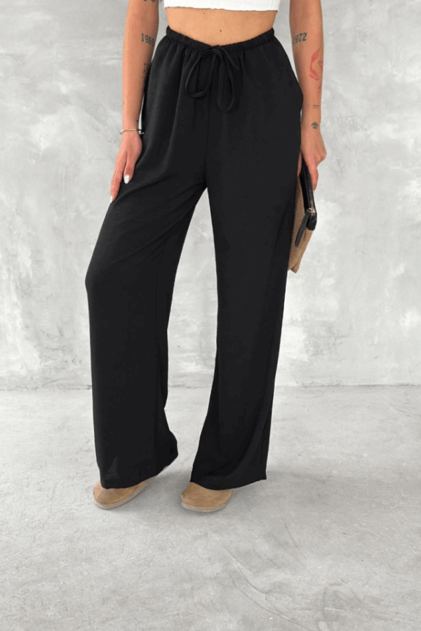 Ayrobin Oversize Pantalon - Siyah