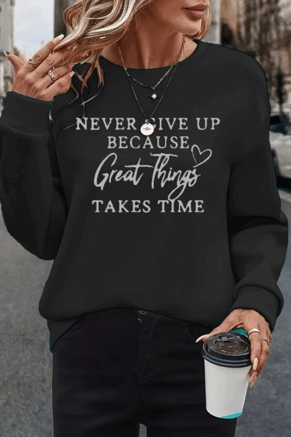 Kadın Uzun Kollu Yuvarlak Yaka Iki Iplik şardonlu Bluz