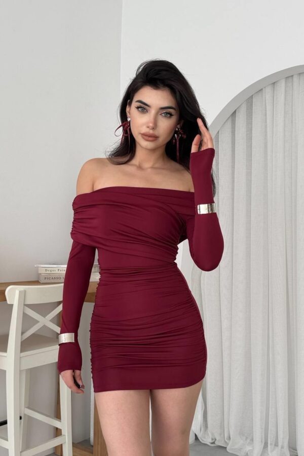 Tefs Straplez Elbise