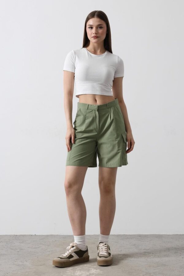 Cargo Cepli Şort - Gri