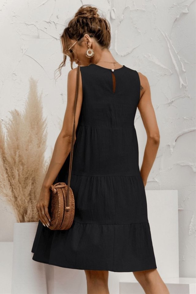 Kadın Bisiklet Yaka Aerobin Elbise - Görsel 9