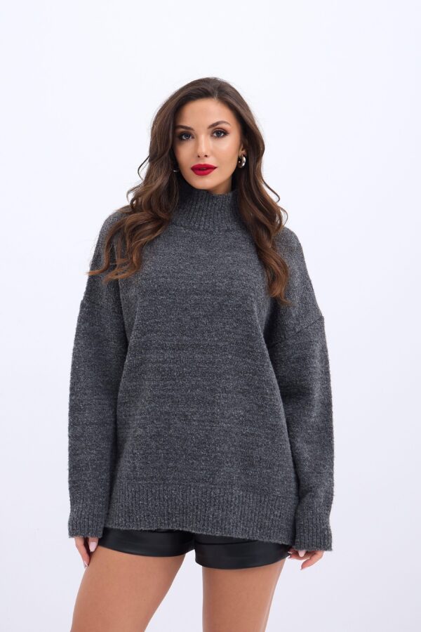 43141 TRİKO YARIM BALIKÇI SALAŞ KAZAK-ANTRASİT