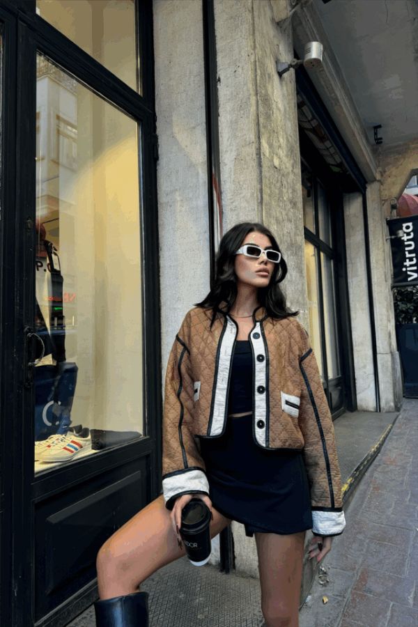 ELYAFLI CROP MONT LANDO KUMAŞ - Siyah