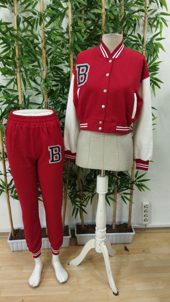 Kadın Uzun Kollu Hakim Yaka önden Düğmeli Ceket Pantolon şardonlu Iki Iplik Ikili Takım - Görsel 11