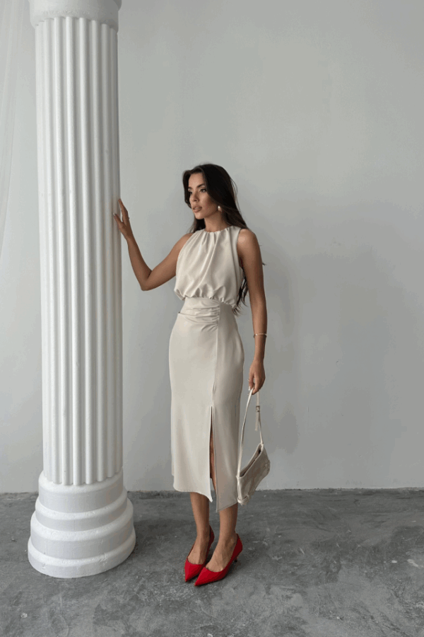 ELBİSE - Kahverengi