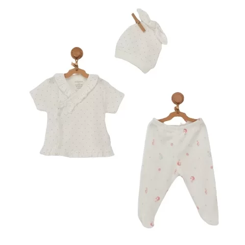 Mermaid 3lü Takım Ekru