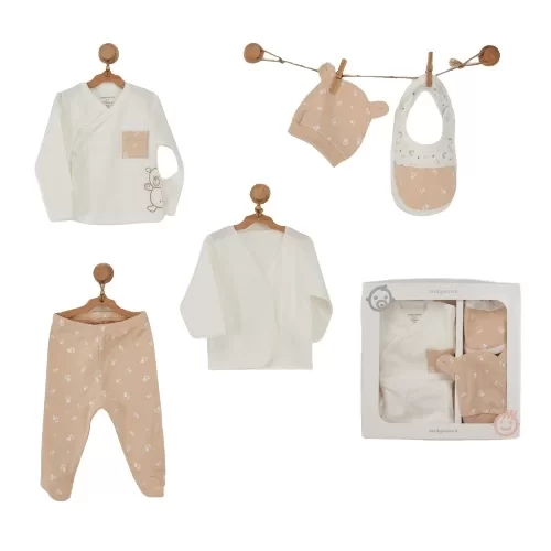 Little Wawa Bear 5'li Hastane Çıkışı Bej - Görsel 3