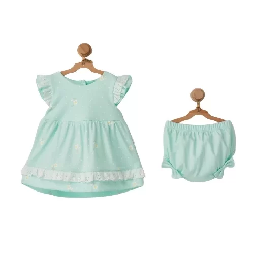 Summer Paradise Bebek Elbise Set Mint