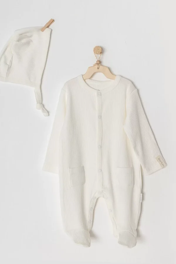 Modal Bebe Tulum Takım Ekru